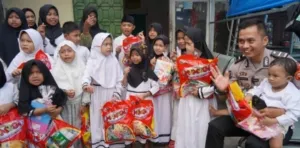 Sambut HUT ke-75 Humas Polri, Bidhumas Polda Sumsel Salurkan Bantuan Sosial ke Panti Asuhan Ratna Sari