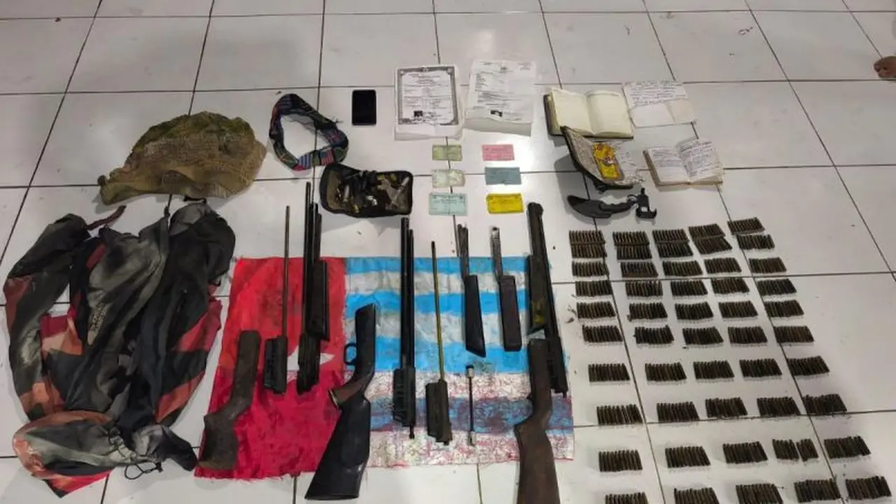 Satgas Damai Cartenz Temukan 559 Selongsong Peluru di Honai Tersembunyi di Hutan Intan Jaya