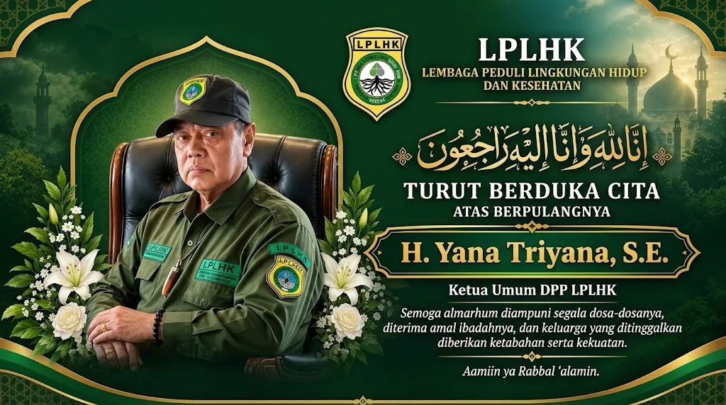Kabar Duka: Ketua Umum DPP LPLHK, H. Yana Triyana, S.E. Tutup Usia, Jajaran Manajemen Berita-Polri.com Sampaikan Belasungkawa Mendalam