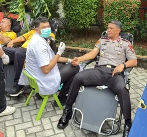 Peringati HUT Humas Polri ke-75, Polda Bengkulu Gelar Donor Darah dengan Target Sekitar 300 Pendonor