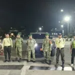 Koramil 05/Kramatjati-Makasar Gelar Patroli/Siskamling Malam Minggu Ciptakan Kamtibmas