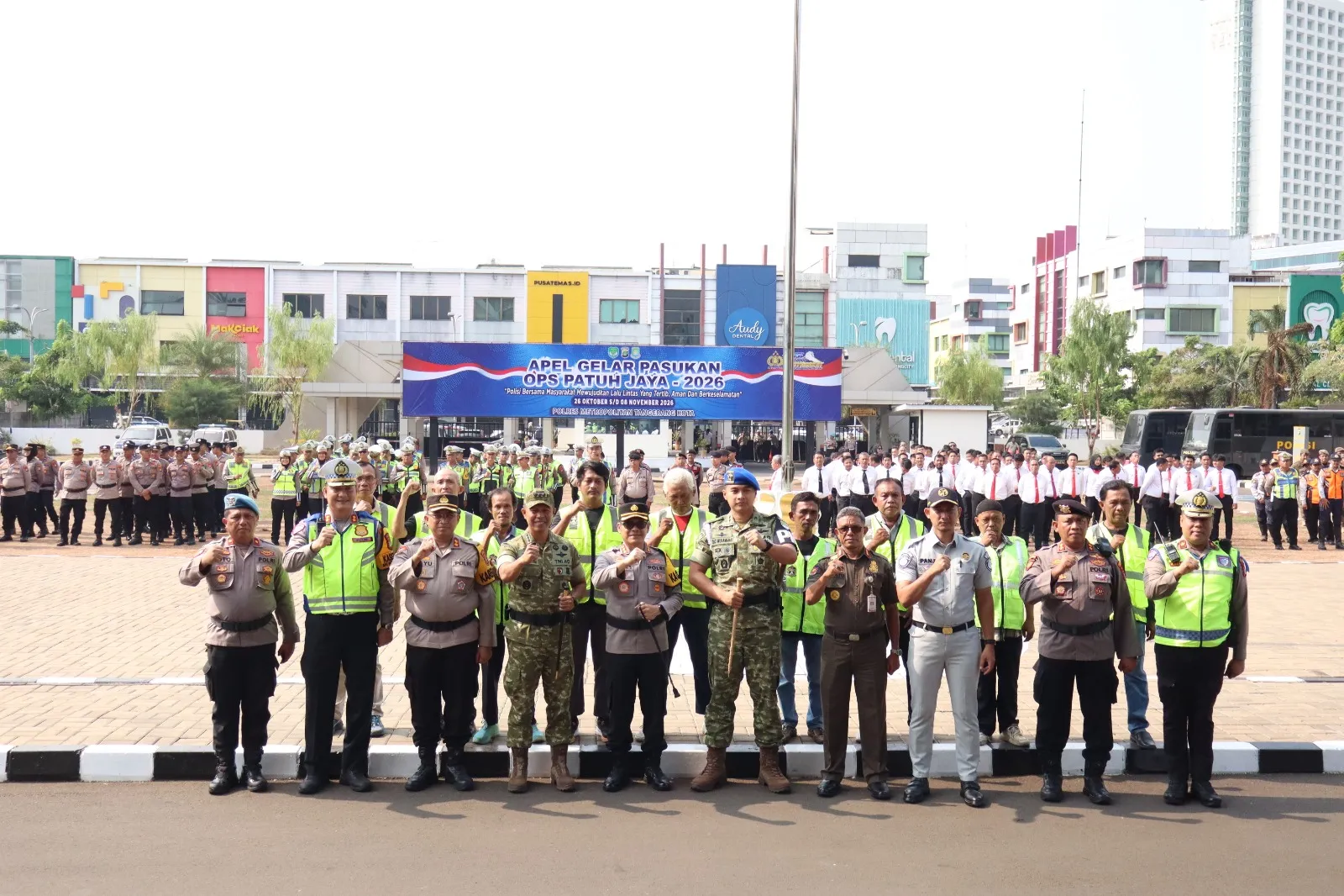 Dandim 0506/Tgr Hadiri Apel Gelar Pasukan Operasi Patuh Jaya 2026