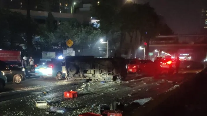 Mobilio Diduga Melaju Kencang hingga Tabrak Pikap di Jakarta Selatan, Kecelakaan Berujung Korban Jiwa