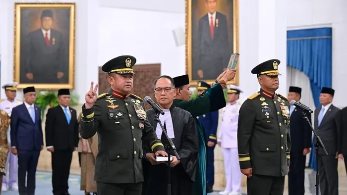 Prabowo Lantik Maruli Simanjuntak Jadi Wakil Panglima TNI dan Tandyo Budi Revita sebagai KSAD