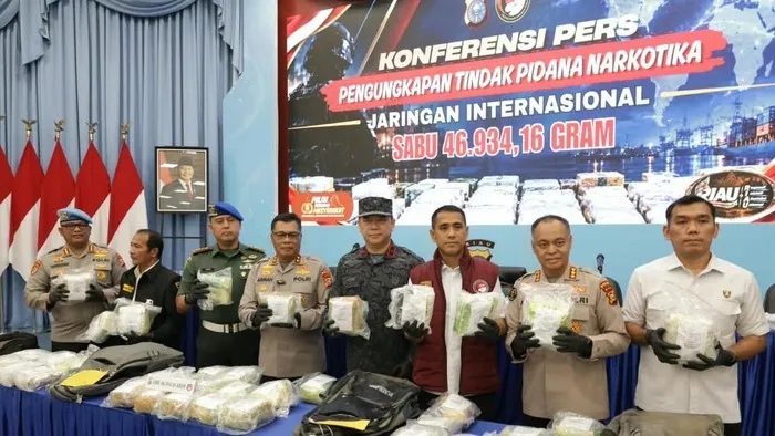 Polda Riau Sita Sabu Senilai Rp 84,49 Miliar, Pengungkapan Kasus Diperkirakan Selamatkan 500 Ribu Jiwa