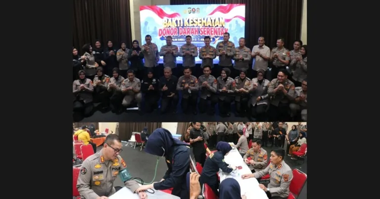 Sambut HUT ke-75 Humas Polri, Polda Sumsel Gelar Aksi Donor Darah untuk Bantu Masyarakat