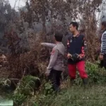 Kebakaran Lahan Seluas Dua Hektare Terjadi di Asam Baru, Titik Api Sulit Dijangkau Petugas